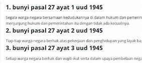 Contoh Pasal 27 Ayat 3 Tentang Kewajiban